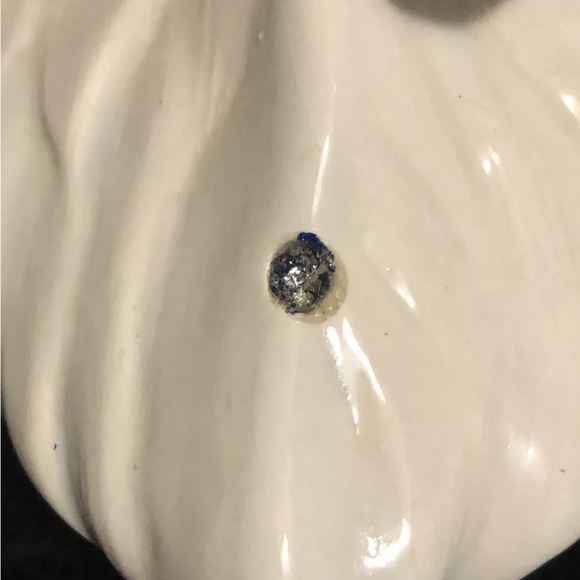 Vintage White Ceramic Christmas Tree Inset Nativity 13" Tall No Base - Picture 8 of 10